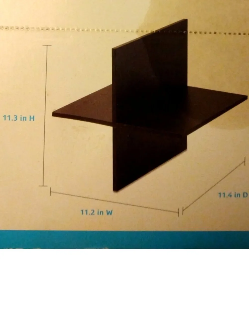 Real Simple Solutions Wooden Espresso Cross Frame Cube Storage Divider